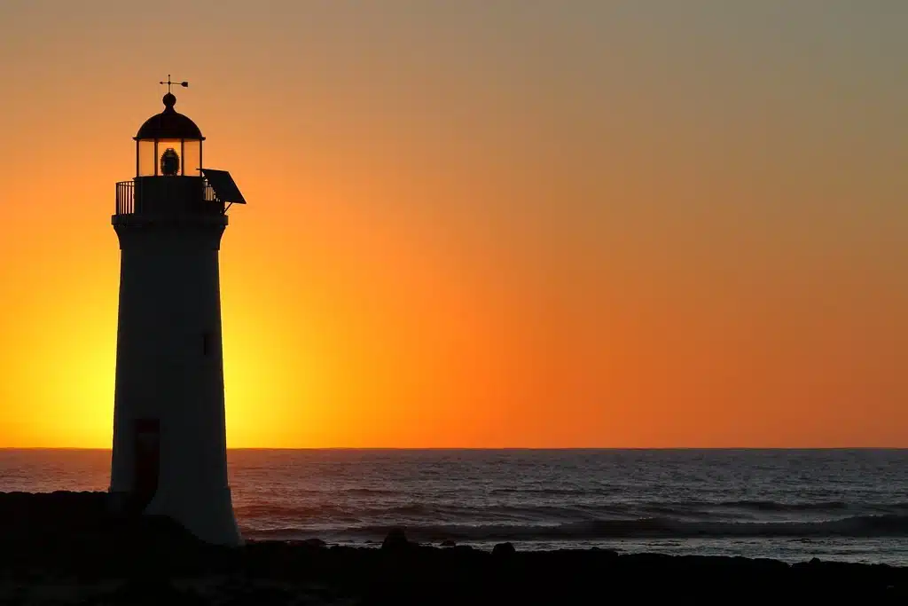 An image of a light house, representing Action and Commitment Therapy.